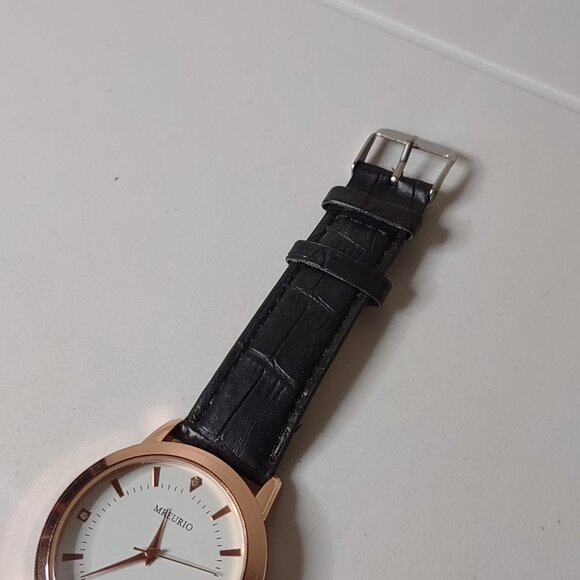 Black And Rose Gold Tone Mreurio Watch - Picture 8 of 11